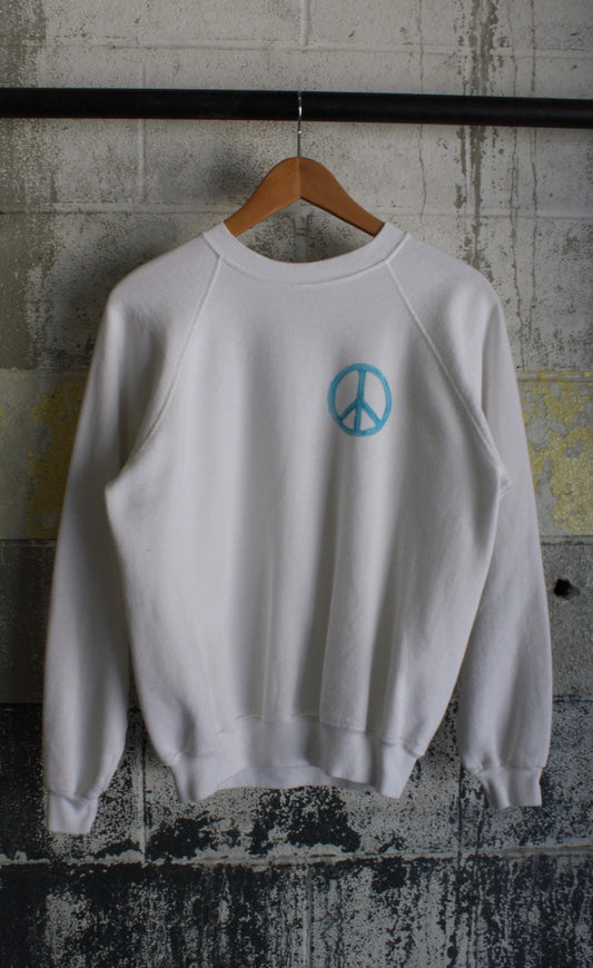 1980s’ Peace Crewneck (Medium)