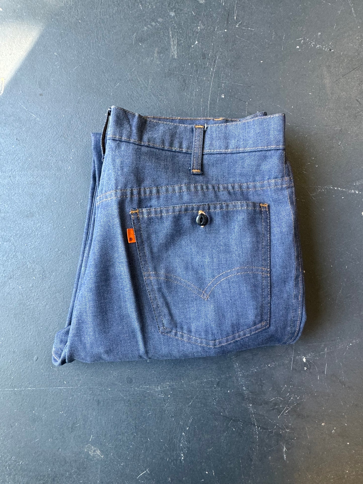 1970s’ Straight Fit Dark Wash Levi’s (34x32)