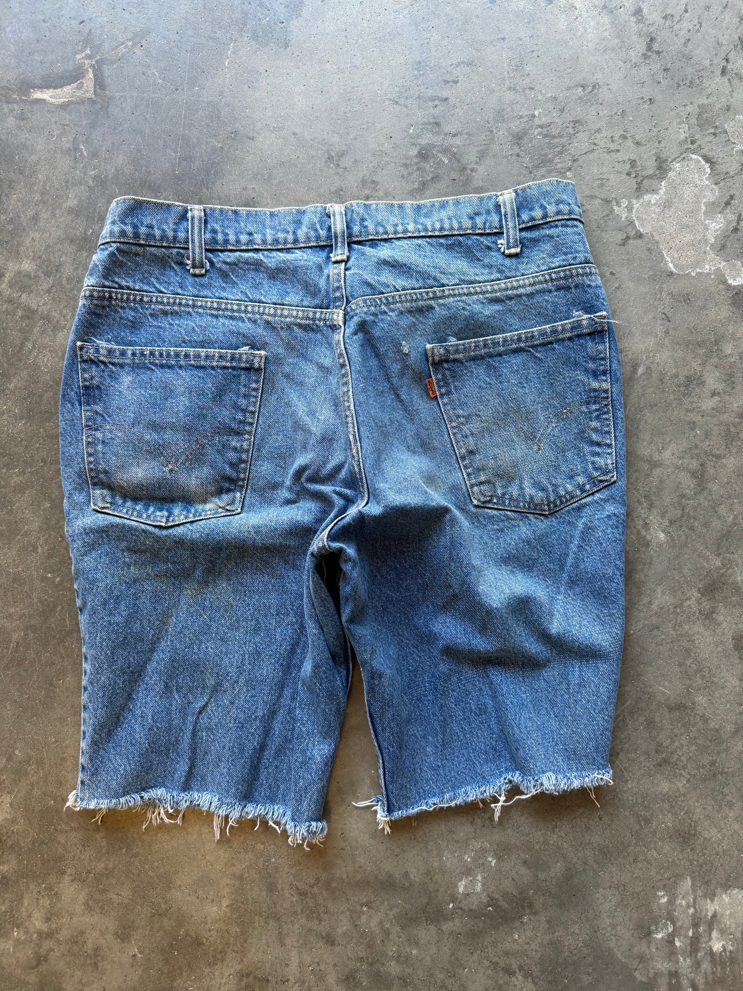 1970s’ Orange Tab Levi’s Jean Shorts (34x10)