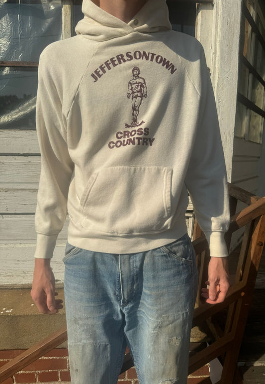 1960s’ Jeffersontown Cross Country Hoodie (Medium)