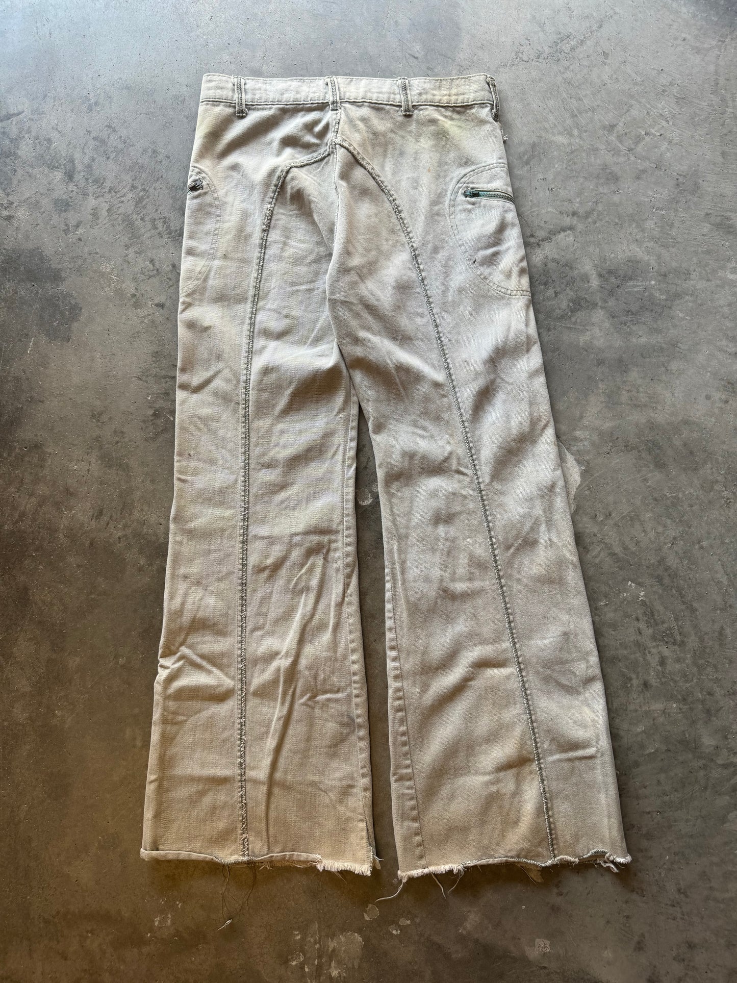 1970s’ Rapper Flared Jeans (34x33)