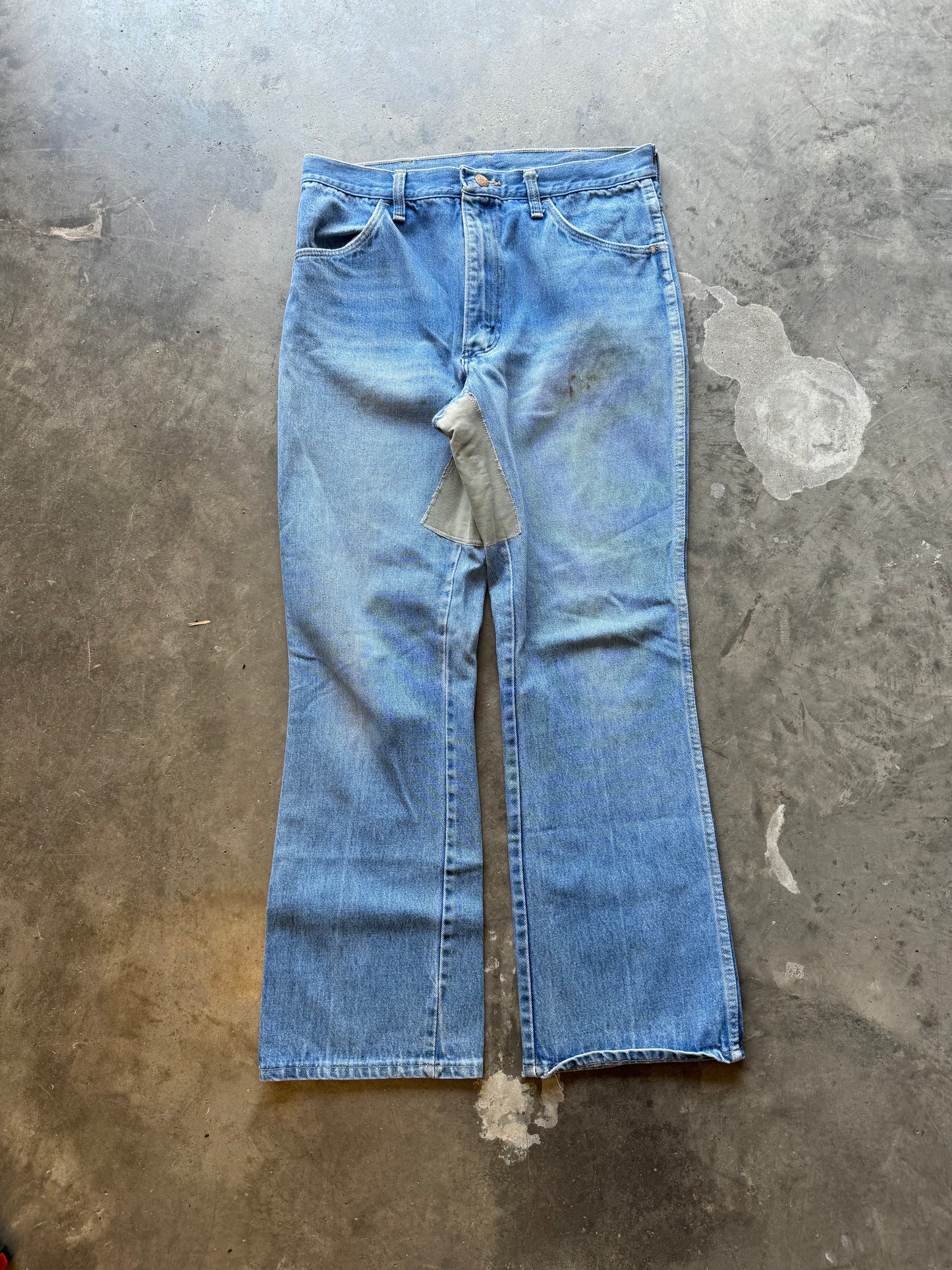 1970s’ Originally Repaired Rustler Jeans (32x28.5)