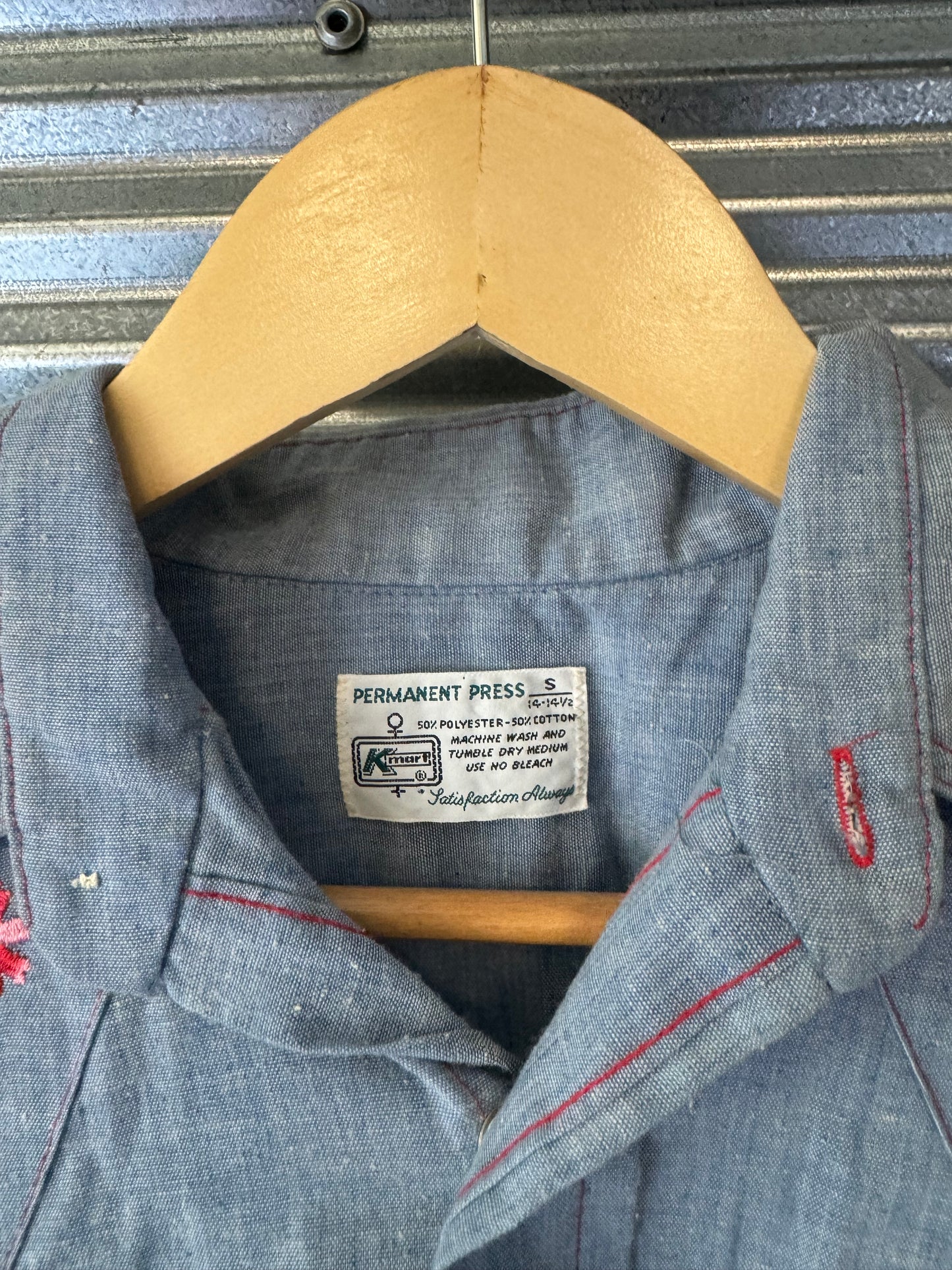 1970s’ Hand Sewn Pearl Snap Shirt (Medium)