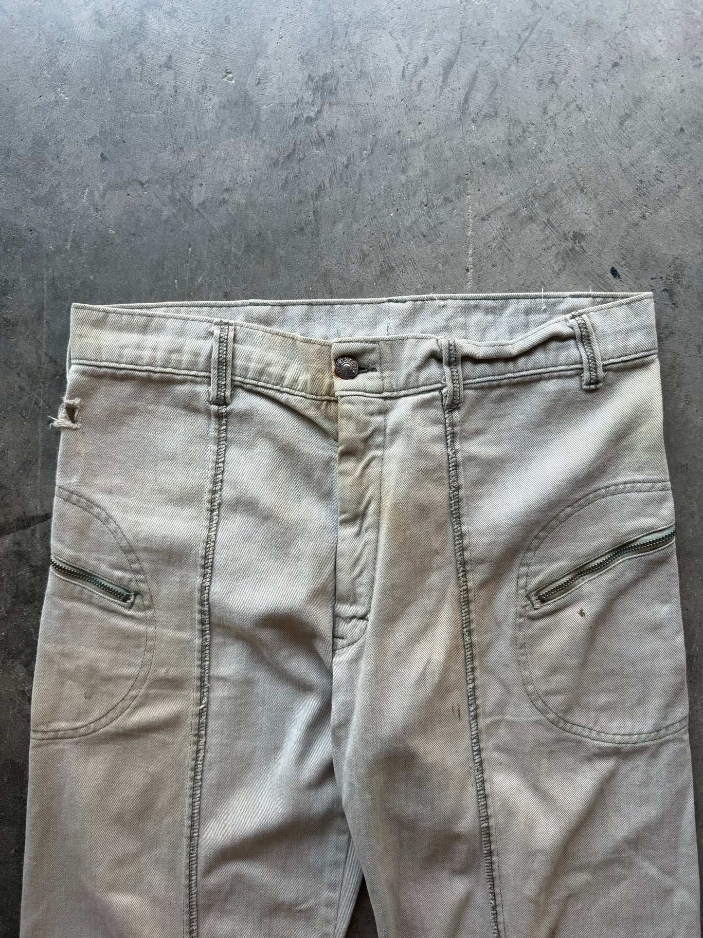 1970s’ Rapper Flared Jeans (34x33)