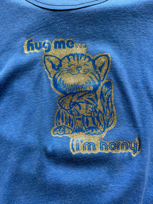 1970s’ Hug Me I’m Horny Tee (Xxs)