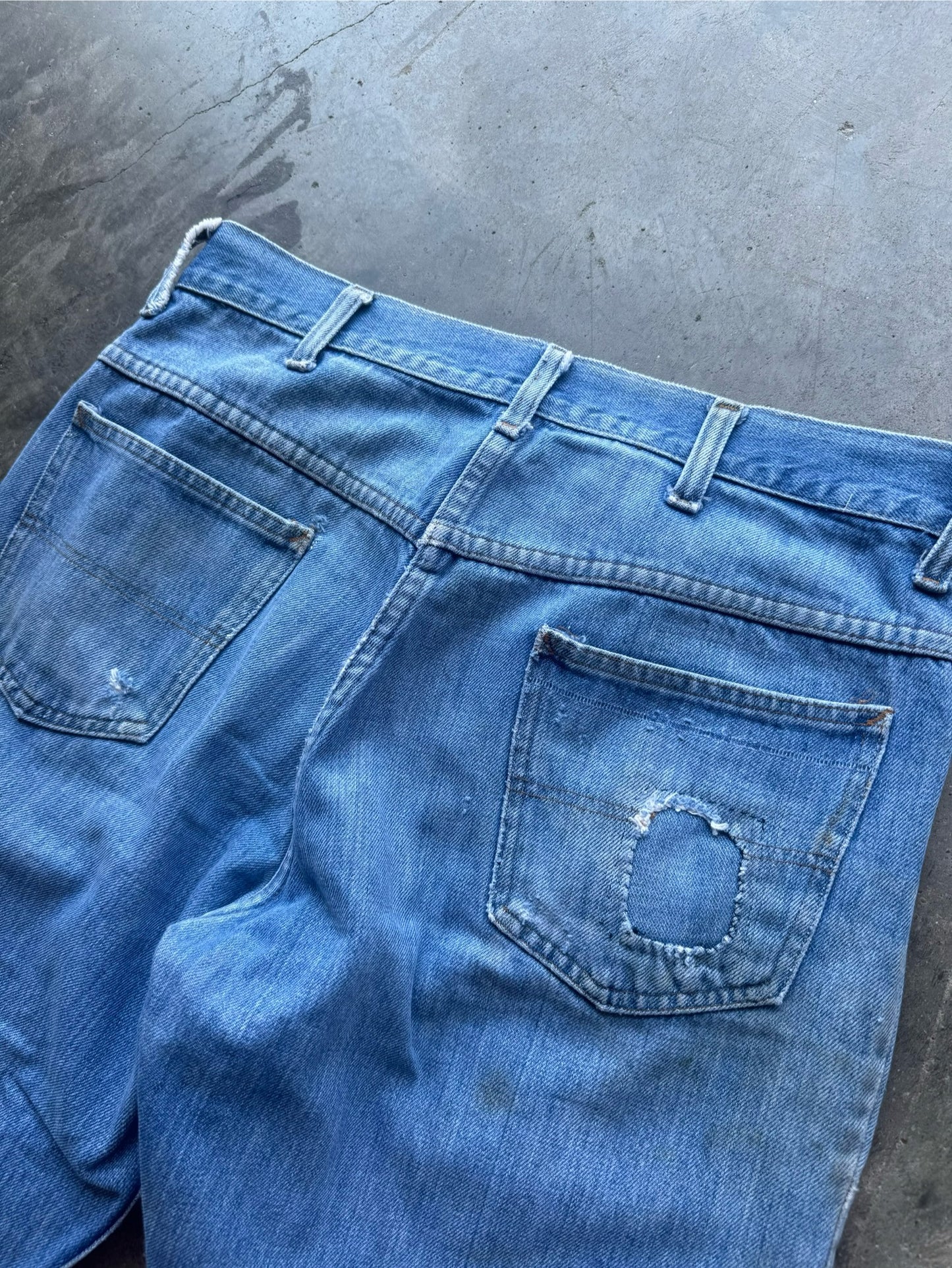 1960s’ Unbranded Originally Repaired Denim (34x30)