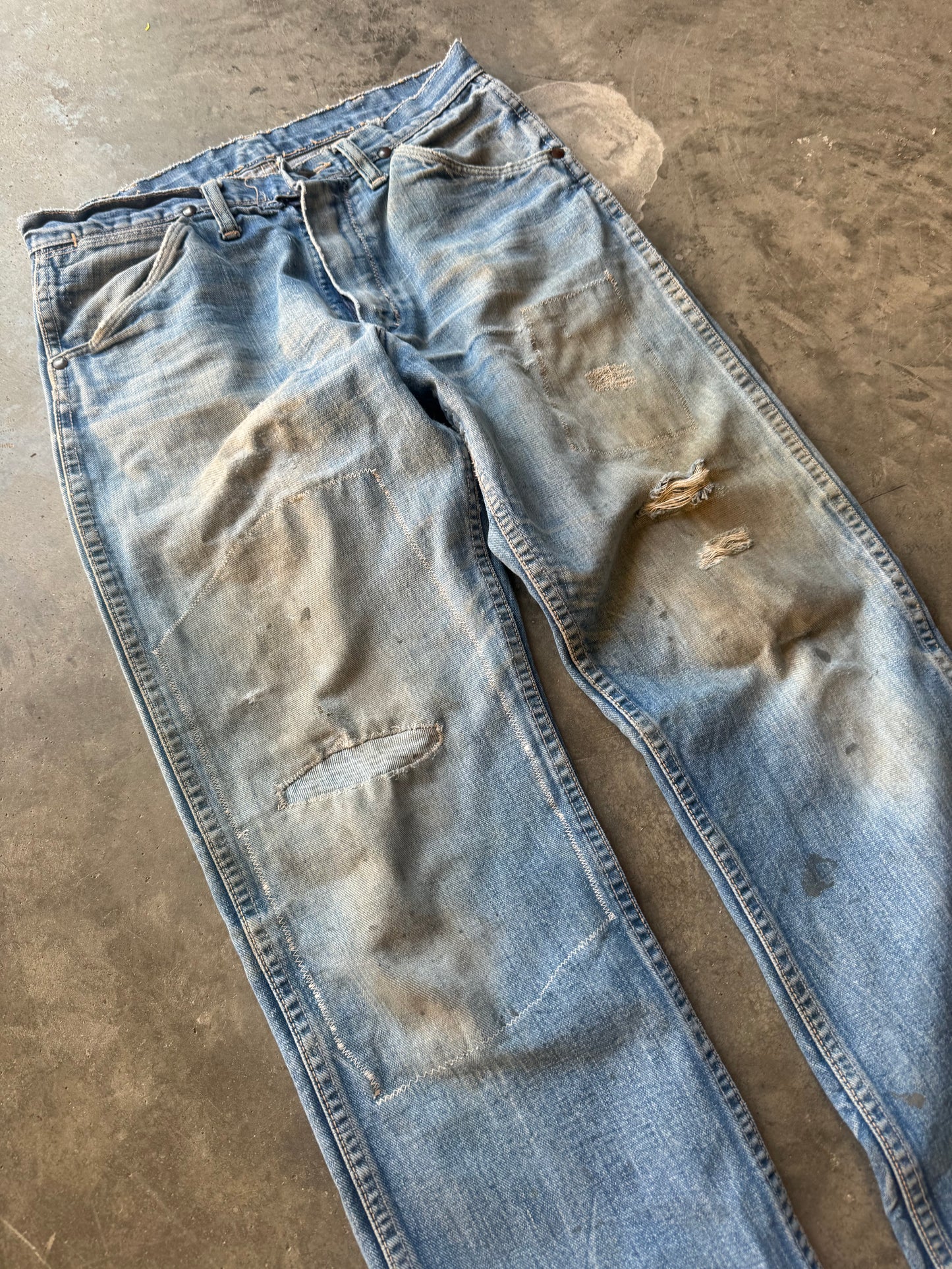 1960s’ Repaired Wrangler Jeans (30x28)