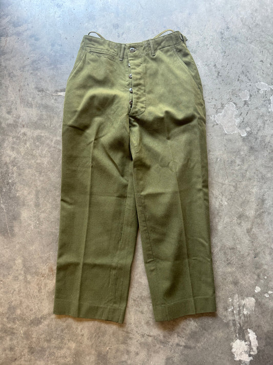 1950s’ Wool Military Pants (30x27)