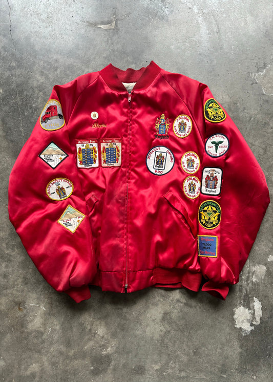 1980s’ Trucker Satin Jacket (Xl)